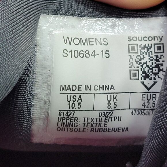 Saucony Guide 15 Womens Shoes Size 10.5 Gray Running Walking  Athletics Sneakers - Picture 11 of 11